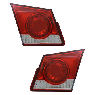 Pacific Best® - Driver and Passenger Side Inner Replacement Tail Lights (Standard Line)
