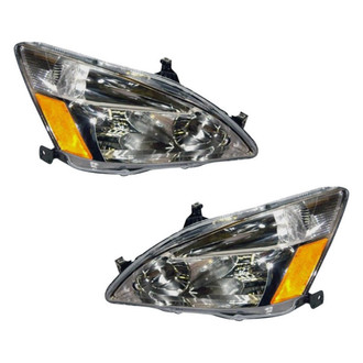 Pacific Best® - Driver and Passenger Side Replacement Headlight Set (CAPA Certified)
