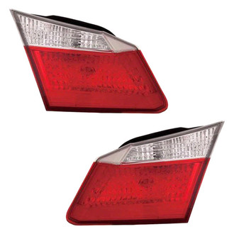 Pacific Best® - Driver and Passenger Side Inner Replacement Tail Lights (CAPA Certified)