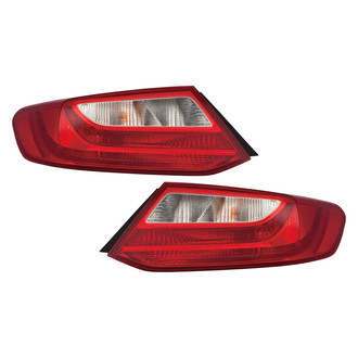 Pacific Best® - Driver and Passenger Side Replacement Tail Lights (CAPA Certified)