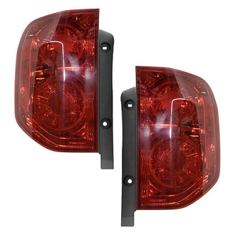 Pacific Best® - Driver and Passenger Side Replacement Tail Lights (Standard Line)