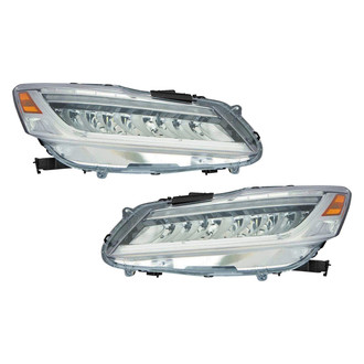 Pacific Best® - Driver and Passenger Side Replacement Headlight Set (Standard Line)