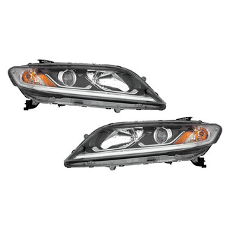Pacific Best® - Driver and Passenger Side Replacement Headlight Set (CAPA Certified)