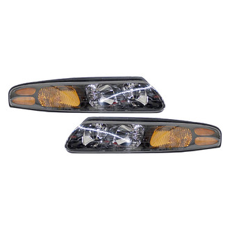 Pacific Best® - Driver and Passenger Side Replacement Headlight Set (CAPA Certified)
