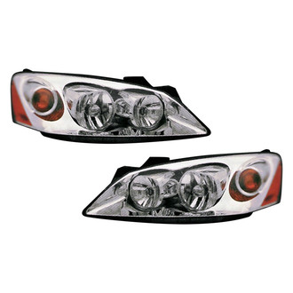 Pacific Best® - Driver and Passenger Side Replacement Headlight Set (Standard Line)
