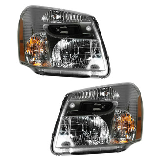 Pacific Best® - Driver and Passenger Side Replacement Headlight Set (Standard Line)