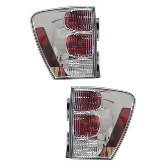Pacific Best® - Driver and Passenger Side Replacement Tail Lights (CAPA Certified)