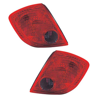 Pacific Best® - Driver and Passenger Side Replacement Tail Lights (CAPA Certified)