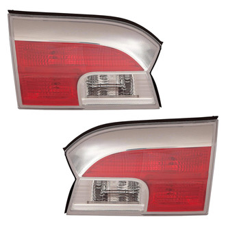 Pacific Best® - Driver and Passenger Side Inner Replacement Tail Lights (CAPA Certified)