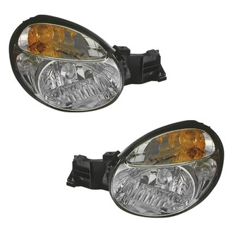 Pacific Best® - Driver and Passenger Side Replacement Headlight Set (Standard Line)