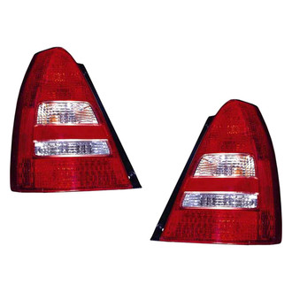 Pacific Best® - Driver and Passenger Side Replacement Tail Lights (Standard Line)