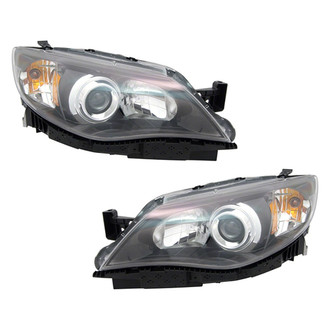 Pacific Best® - Driver and Passenger Side Replacement Headlight Set (CAPA Certified)