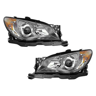 Pacific Best® - Driver and Passenger Side Replacement Headlight Set (CAPA Certified)
