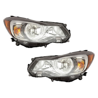 Pacific Best® - Driver and Passenger Side Replacement Headlight Set (CAPA Certified)