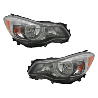 Pacific Best® - Driver and Passenger Side Replacement Headlight Set (Standard Line)