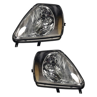 Pacific Best® - Driver and Passenger Side Replacement Headlight Set (Standard Line)