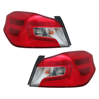 Pacific Best® - Driver and Passenger Side Replacement Tail Lights (CAPA Certified)