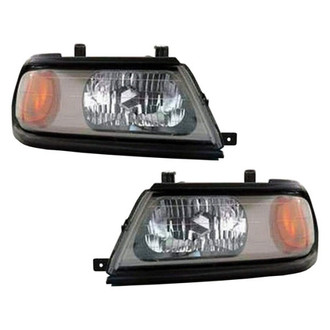 Pacific Best® - Driver and Passenger Side Replacement Headlight Set (Standard Line)