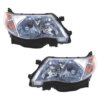 Pacific Best® - Driver and Passenger Side Replacement Headlight Set (Standard Line)
