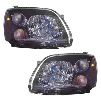 Pacific Best® - Driver and Passenger Side Replacement Headlight Set (Standard Line)