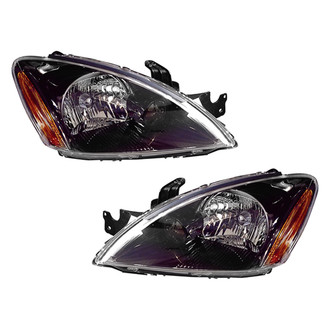 Pacific Best® - Driver and Passenger Side Replacement Headlight Set (Standard Line)