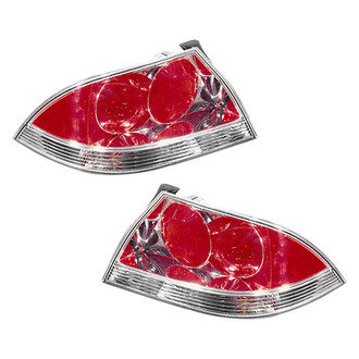 Pacific Best® - Driver and Passenger Side Replacement Tail Lights (CAPA Certified)