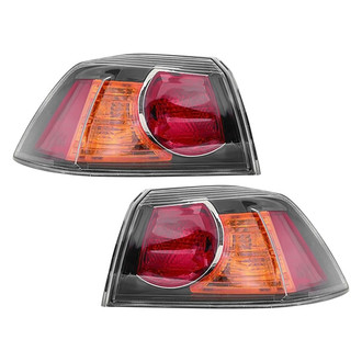 Pacific Best® - Driver and Passenger Side Outer Replacement Tail Lights (CAPA Certified)