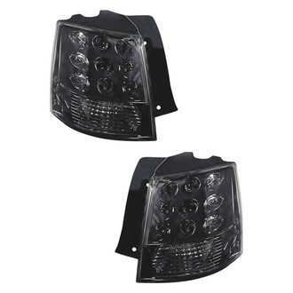 Pacific Best® - Driver and Passenger Side Outer Replacement Tail Lights (CAPA Certified)