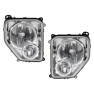 Pacific Best® - Driver and Passenger Side Replacement Headlight Set (Standard Line)