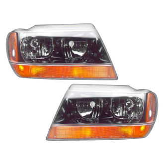 Pacific Best® - Driver and Passenger Side Replacement Headlight Set (Standard Line)