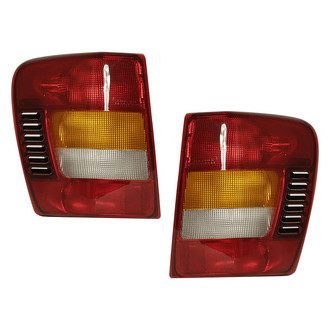 Pacific Best® - Driver and Passenger Side Replacement Tail Light Lens and Housings (CAPA Certified)