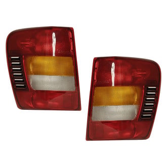 Pacific Best® - Driver and Passenger Side Replacement Tail Light Lens and Housings (Standard Line)