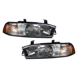 Pacific Best® - Driver and Passenger Side Replacement Headlight Set (Standard Line)