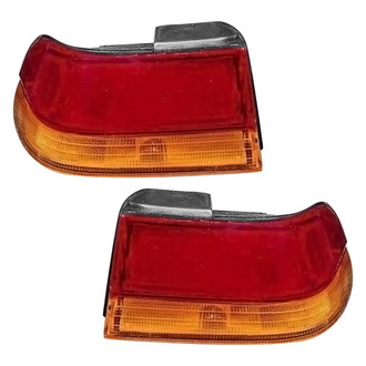 Pacific Best® - Driver and Passenger Side Outer Replacement Tail Lights (Standard Line)
