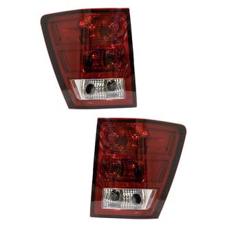 Pacific Best® - Driver and Passenger Side Replacement Tail Light Lens and Housings (Standard Line)