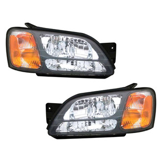 Pacific Best® - Driver and Passenger Side Replacement Headlight Set (Standard Line)