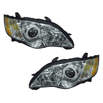 Pacific Best® - Driver and Passenger Side Replacement Headlight Set (CAPA Certified)
