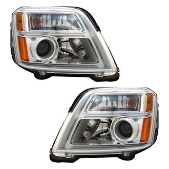 Pacific Best® - Driver and Passenger Side Replacement Headlight Set (Standard Line)