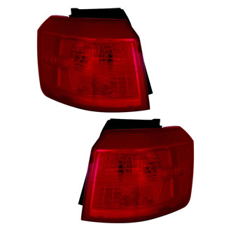 Pacific Best® - Driver and Passenger Side Outer Replacement Tail Lights (Standard Line)