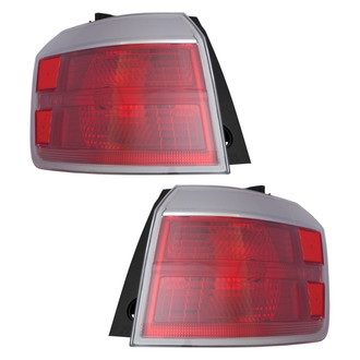 Pacific Best® - Driver and Passenger Side Outer Replacement Tail Lights (CAPA Certified)