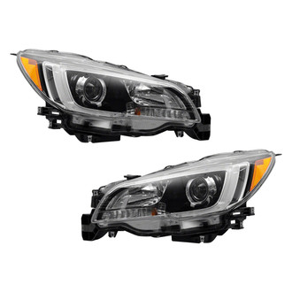 Pacific Best® - Driver and Passenger Side Replacement Headlight Set (NSF Certified)