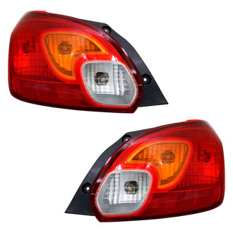 Pacific Best® - Driver and Passenger Side Replacement Tail Lights (Standard Line)