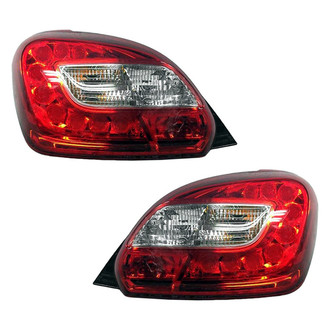 Pacific Best® - Driver and Passenger Side Replacement Tail Lights (CAPA Certified)