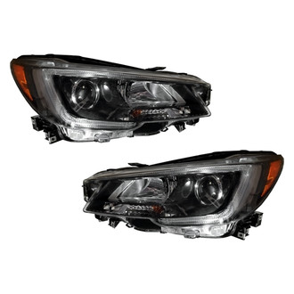 Pacific Best® - Driver and Passenger Side Replacement Headlight Set (Standard Line)
