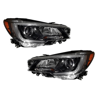 Pacific Best® - Driver and Passenger Side Replacement Headlight Set (CAPA Certified)