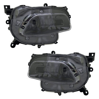 Pacific Best® - Driver and Passenger Side Replacement Headlight Set (Standard Line)
