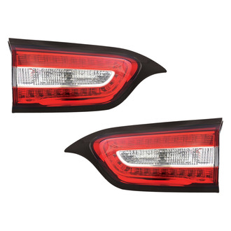 Pacific Best® - Driver and Passenger Side Inner Replacement Tail Lights (CAPA Certified)