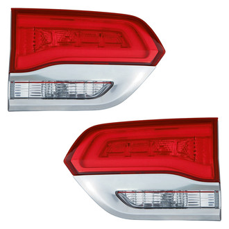 Pacific Best® - Driver and Passenger Side Inner Replacement Tail Lights (CAPA Certified)