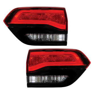 Pacific Best® - Driver and Passenger Side Inner Replacement Tail Lights (CAPA Certified)