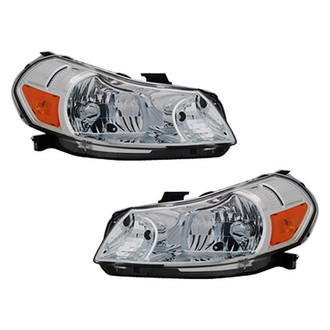 Pacific Best® - Driver and Passenger Side Replacement Headlight Set Lens and Housing (CAPA Certified)